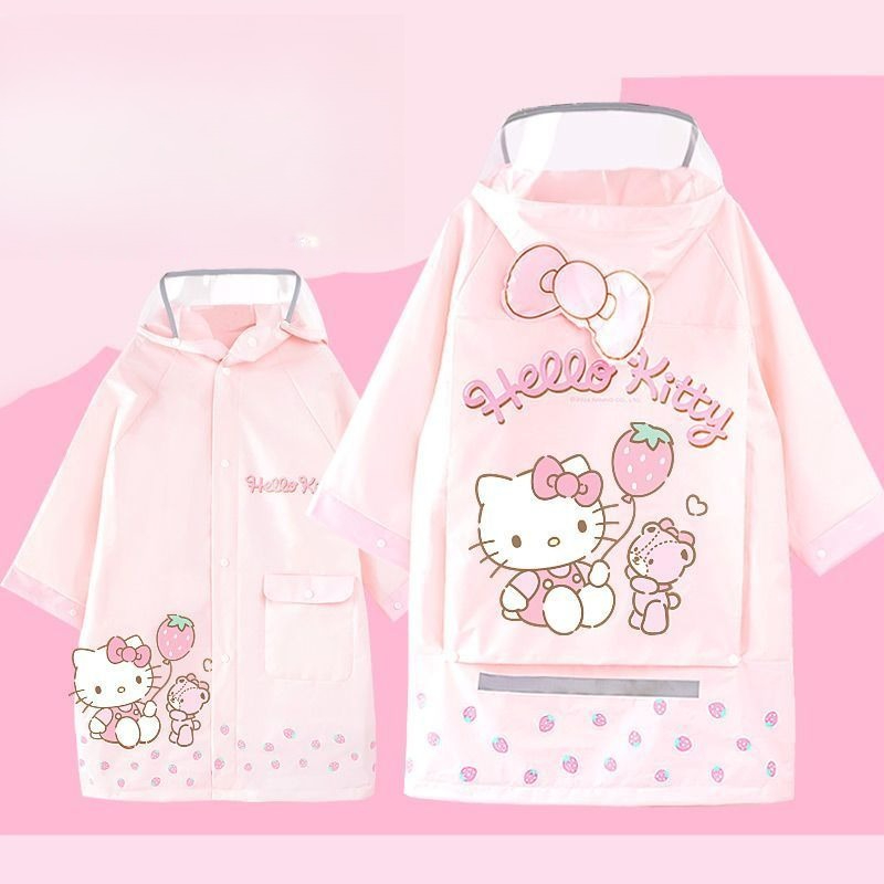 Rain Cover Backpack - Sanrio Cinnamoroll Cartoon Rain Poncho Backpack