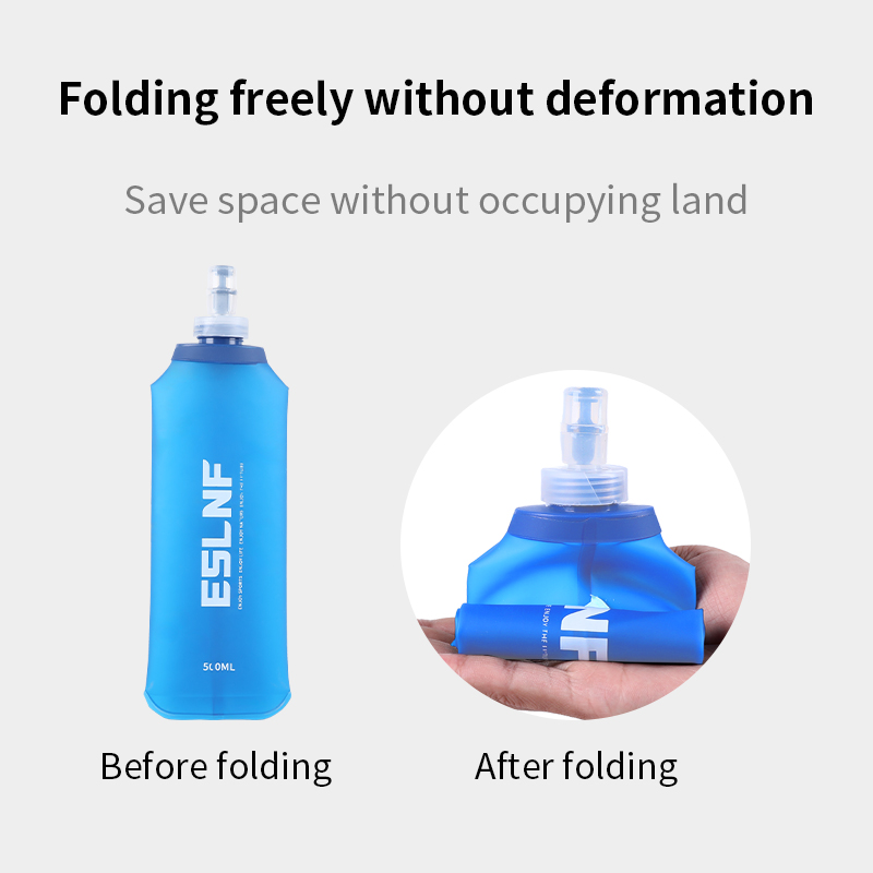 Hydration Pack Outdoor - Bottiglia d'acqua pieghevole da 500 ml