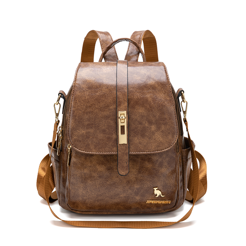 Leather Backpack Vintage - Zaini da donna universitari Designer in