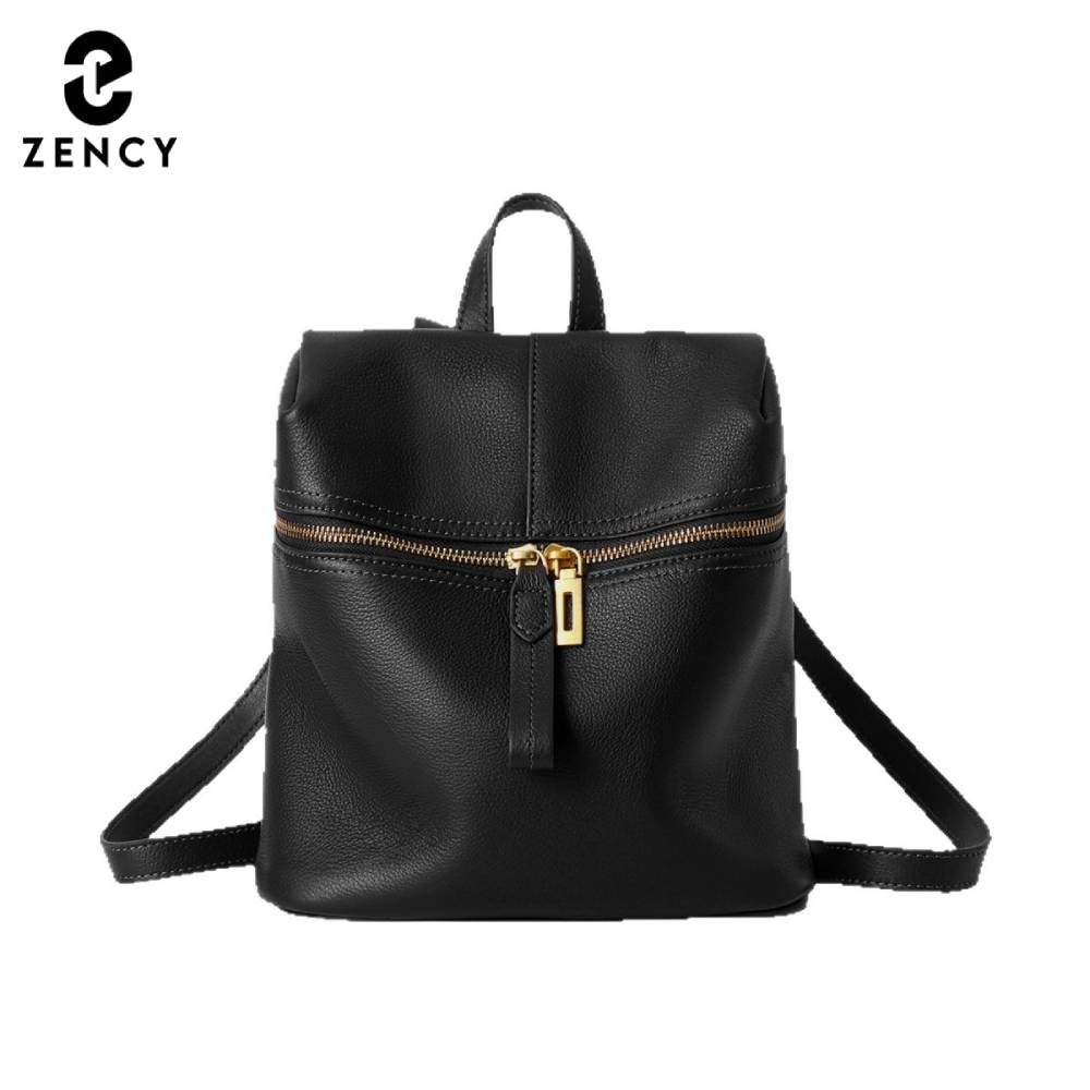Leather Backpack Vintage - Zency Zaino in Vera Pelle da