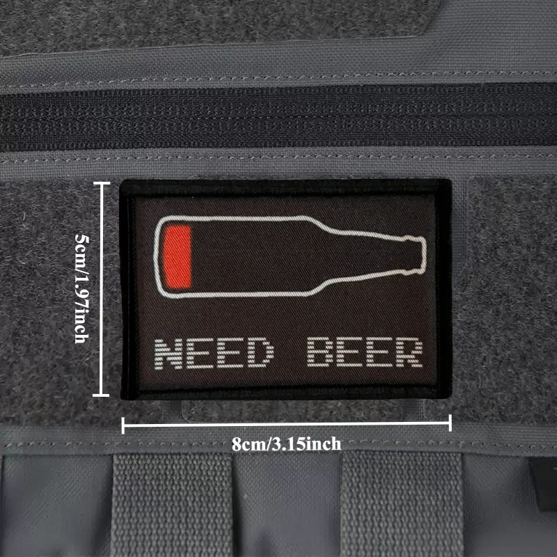 NEED BEER Patch stampata sui v - Urban Backpack Tactical recensione e prezzo