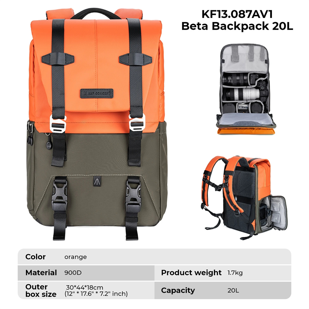 Zaino Fotografico K&F CONCEPT, - Laptop Backpack 15.6 recensione e prezzo