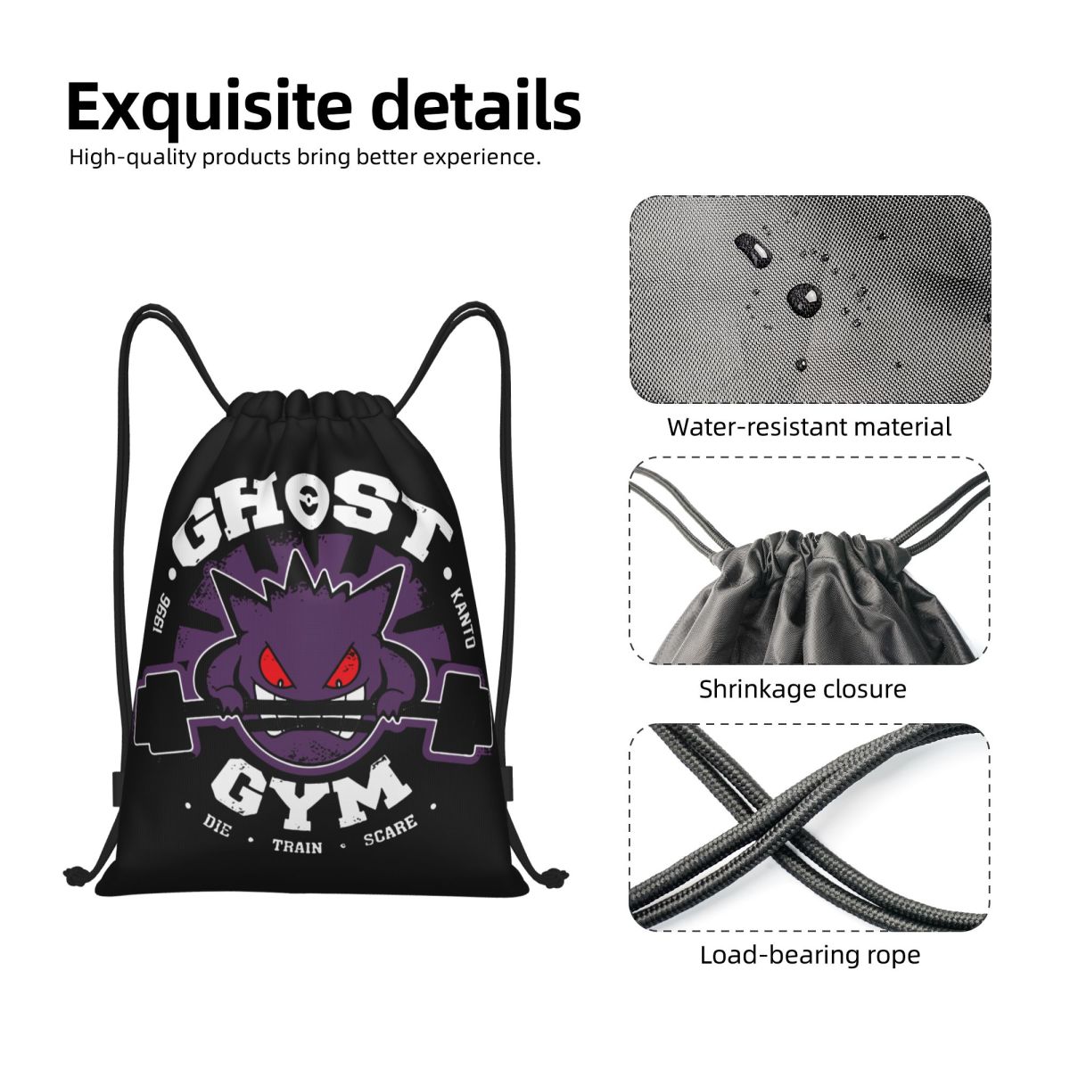 Zaino con coulisse Ghost Gym Z - Drawstring Gym Bag recensione e prezzo