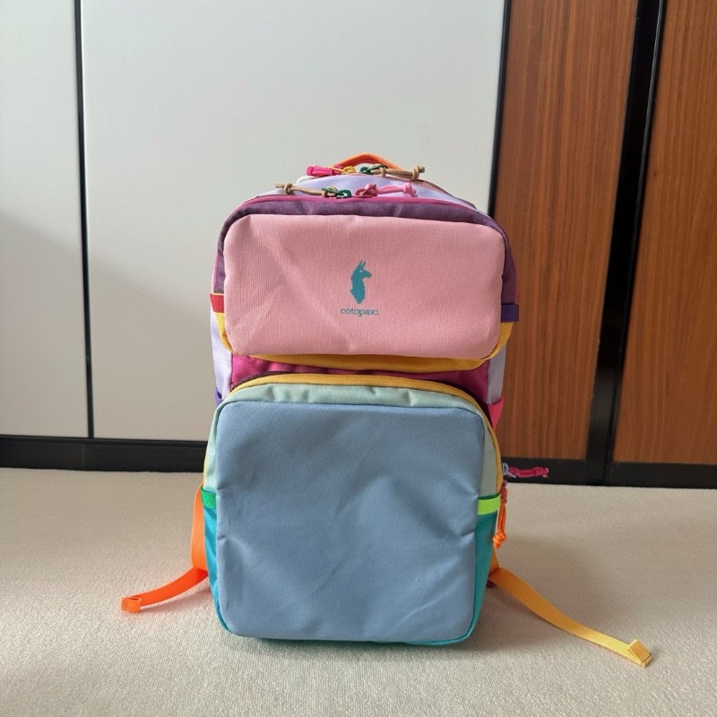 Zaino Dopamine Color Block in  - Canvas Backpack Casual recensione e prezzo