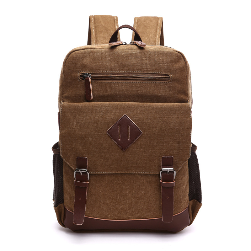 Zaino da uomo in tela vintage  - Laptop Backpack 15.6 recensione e prezzo
