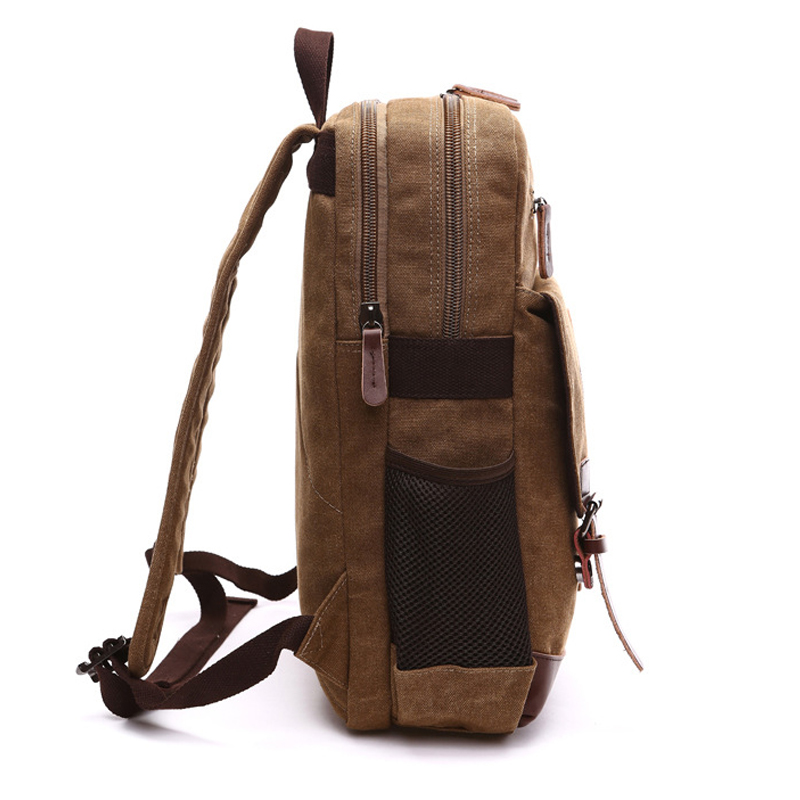 Zaino da uomo in tela vintage  - Laptop Backpack 15.6 recensione e prezzo