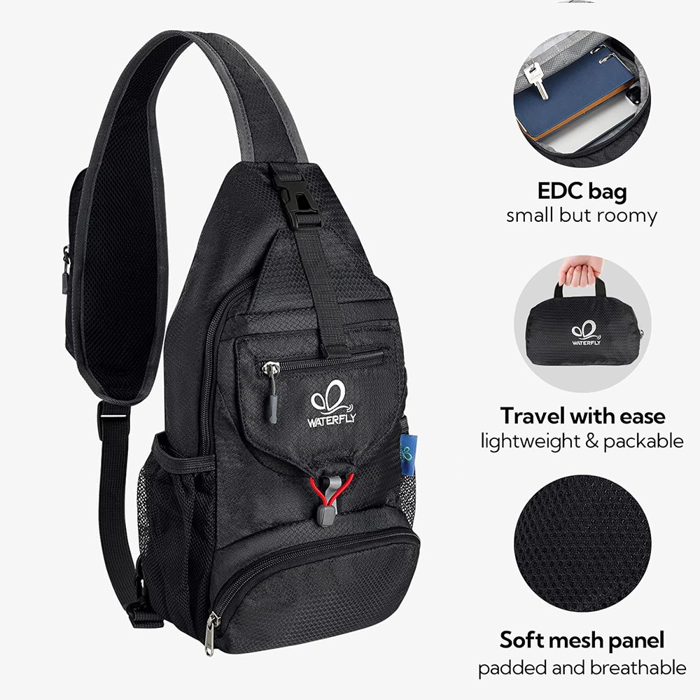 Borsa da petto WATERFLY Borsa  - Sling Backpack Shoulder recensione e prezzo