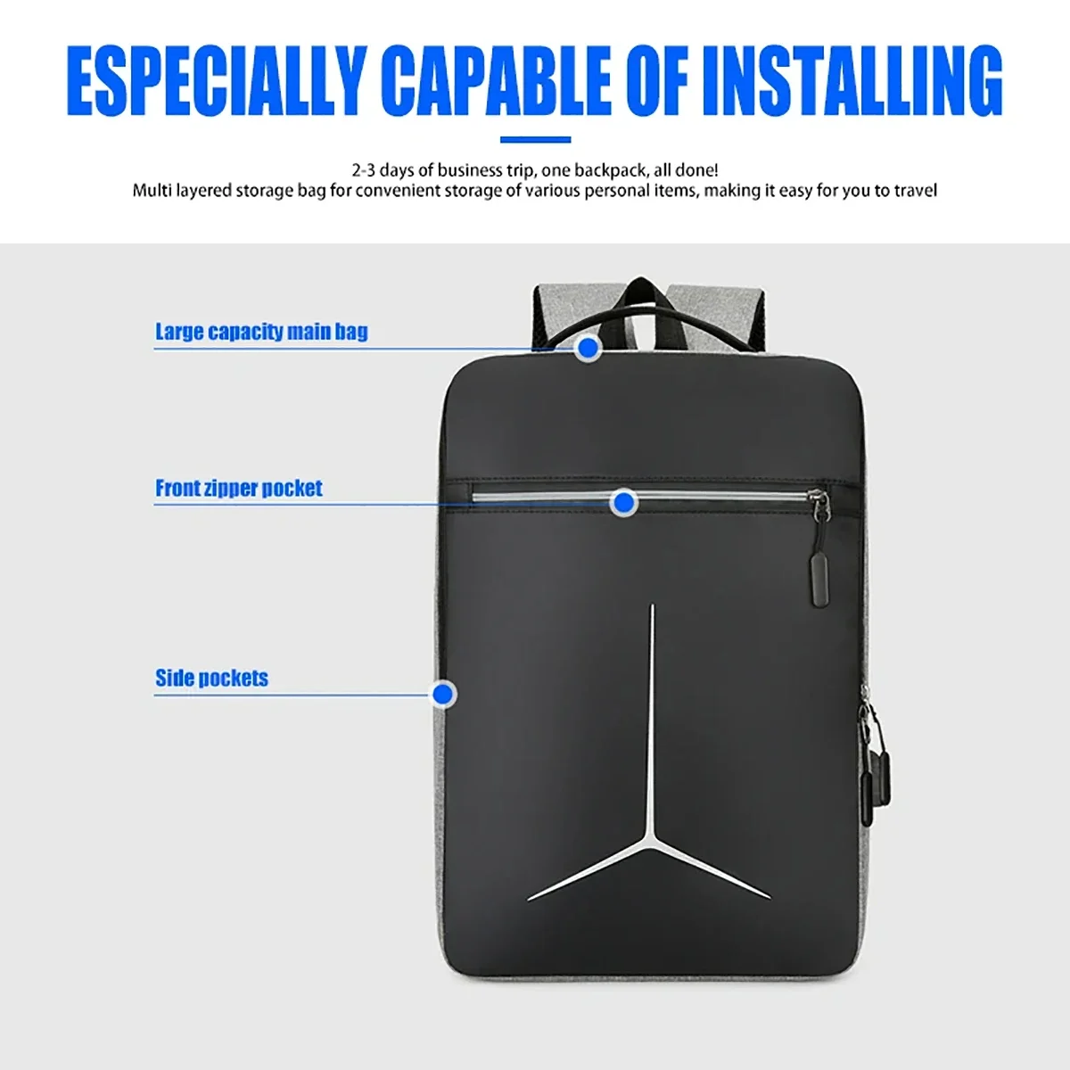 Zaino Antifurto Impermeabile i - Travel Backpack Anti Theft recensione e prezzo